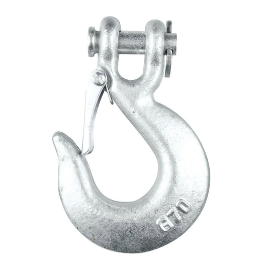 Pinnacle 8mm Galvanised Clevis Grab Hook - Metal - 4300kg Load Rating - Auzzistore