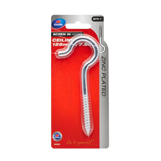 Zenith Ceiling Hook - 6mm - Steel - Heavy Duty