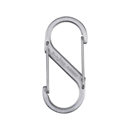 Nite Ize S Biner Stainless Steel Dual Carabiner 2 - Size #2 - Durable Connection