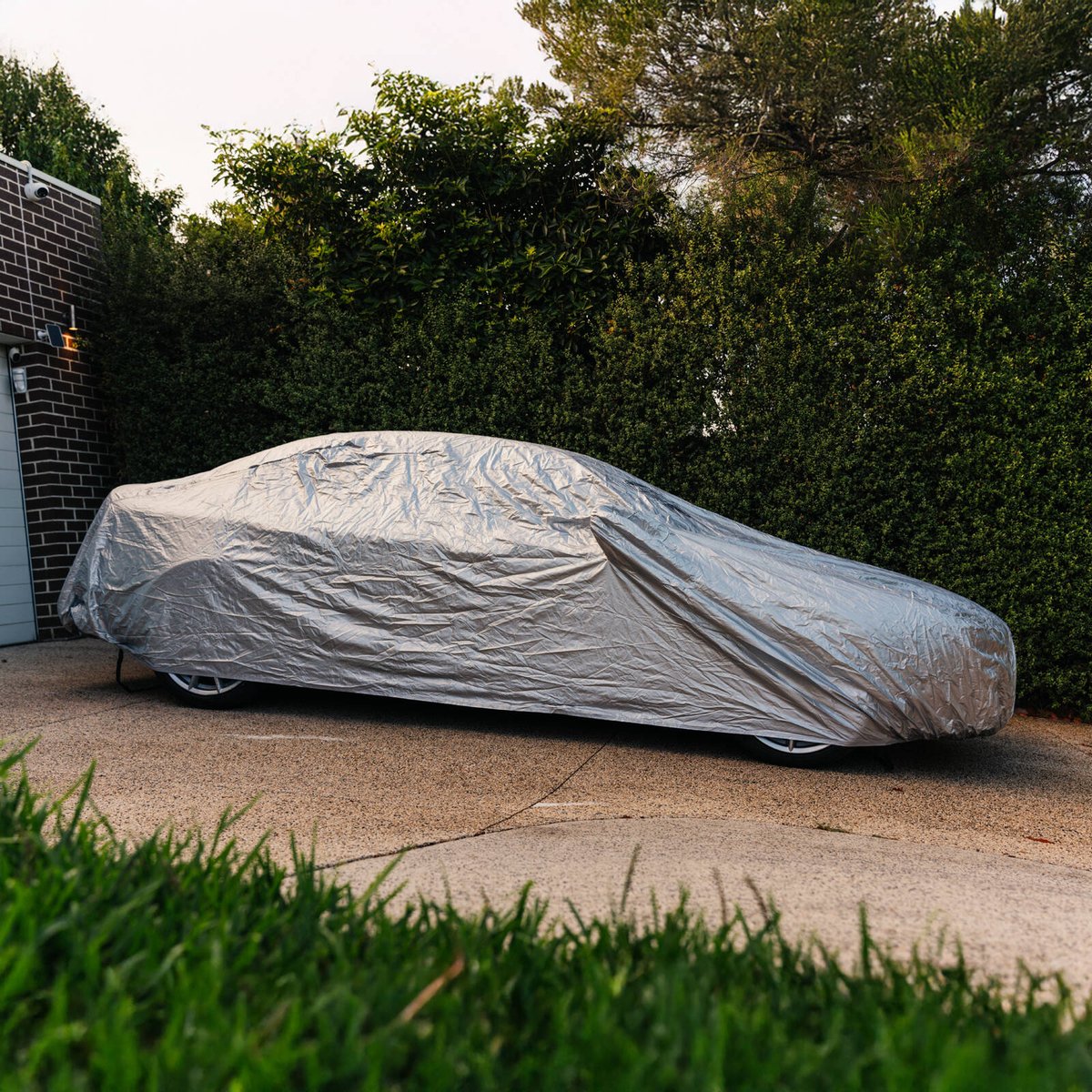 Weathershield Outdoor Sedan Car Cover - 1500mm x 4900mm - Silver - Wea ...