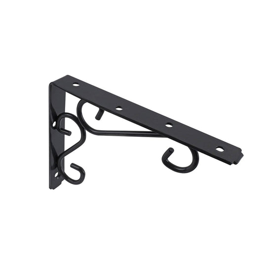 Carinya Heavy Duty Scroll Stayed Bracket 200kg Dark Grey Steel - Auzzistore