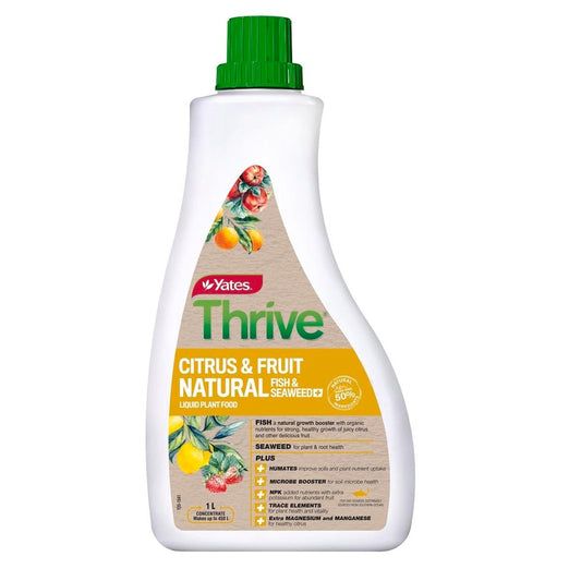 Yates Thrive Natural Citrus Plant Food 1L Liquid Fast Results - Auzzistore