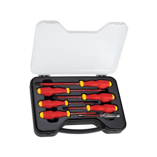 Stanley 7 Piece VDE Screwdriver Set - 240mm x 60mm x 320mm - Orange – view 2