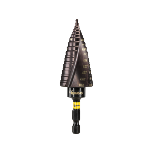Kango Hypertorque 4 30mm 12 Step Impact Step Drill Bit - High-Torque Design - Metal Drilling – view 2