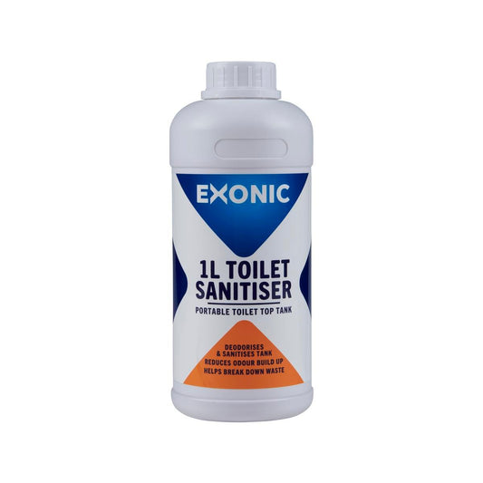 Exonic Caravan Toilet Top Tank Additive - 1L - Deodorises & Sanitises