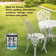 White Knight Rust Guard 1L Accent Gloss Epoxy Enamel Paint - UV-Resistant - Durable Coating