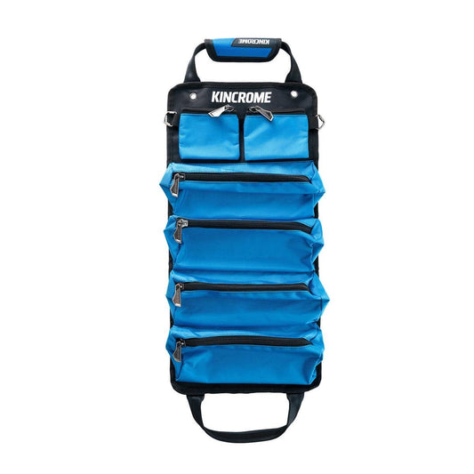 Kincrome Medium 6 Zipper Tool Roll - 6 Pockets - 315mm x 650mm - Durable & Water-Resistant - Auzzistore