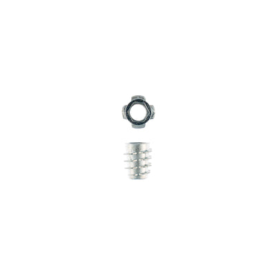 Taskmaster Screw-In Insert Nut - M6 x 13mm - Metal - Curved Surfaces