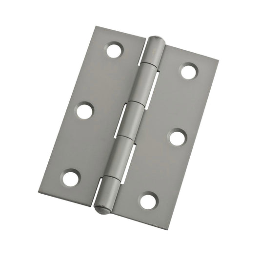 Lane Butt Hinge - 85mm - Prime Coat - Fixed Pin Security - 20 Pack - Auzzistore