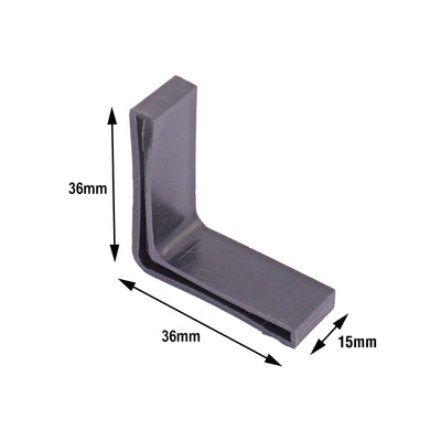Metal Mate Black Slotted Angle Starter Pack - 100mm - Steel - Durable