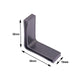 Metal Mate Black Slotted Angle Starter Pack - 100mm - Steel - Durable
