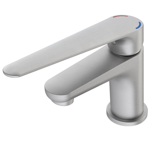 Homecare By Caroma Basin Mixer - Brushed Nickel - 40mm x 150mm x 175mm - Lead-Free Brass - Durable – view 2