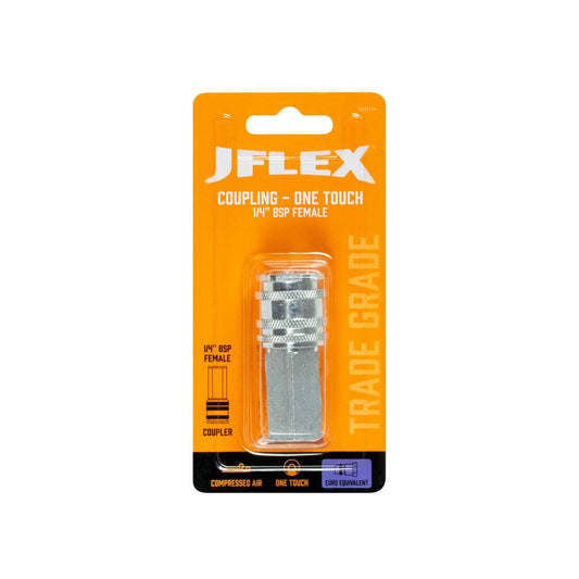 Jflex 1/4 BSP Female Euro Style Coupling - CEJN Equivalent - 20mm x 60mm - High Airflow – view 2 - Auzzistore