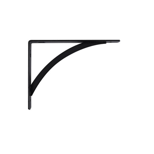 Carinya Arch Stayed Bracket - 200 x 150mm - Powder Coated Steel - Black – view 2 - Auzzistore