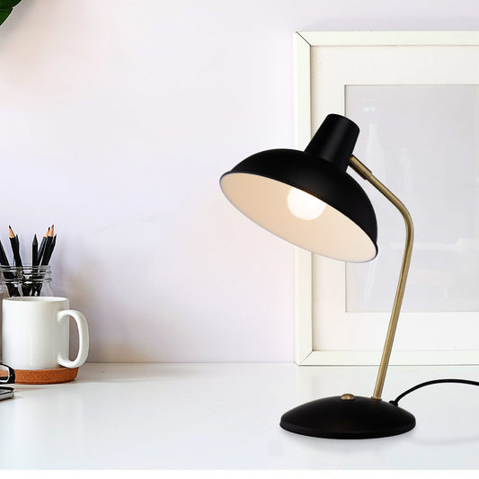 Verve Design Black Chloe Desk Lamp - Adjustable - Vintage Modern - 1200mm – view 2