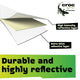 Croc Grip White Reflective Safety Tape - 10m x 50mm - Durable - High Visibility
