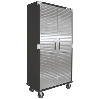 Seville Classics UltraHD Storage Cabinet UHD20143 Satin Graphite Steel