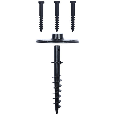 Lutec LED Solar Outdoor Post Light Lithium Battery 8 Hour 12513LE-SL