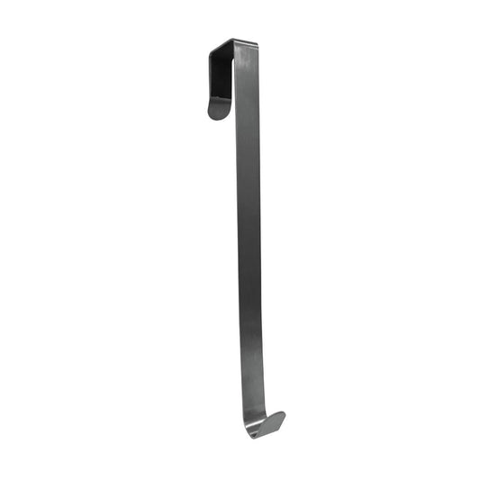 Adoored Decorative Hook - 370mm - Steel - Satin Chrome Finish