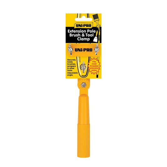 UNi-PRO Extension Pole Brush Tool Clamp - Adjustable Plastic - Safe Use - Auzzistore