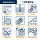 Lyra Carpenters Pencil - 2B - Stainless Steel - All Surface Use