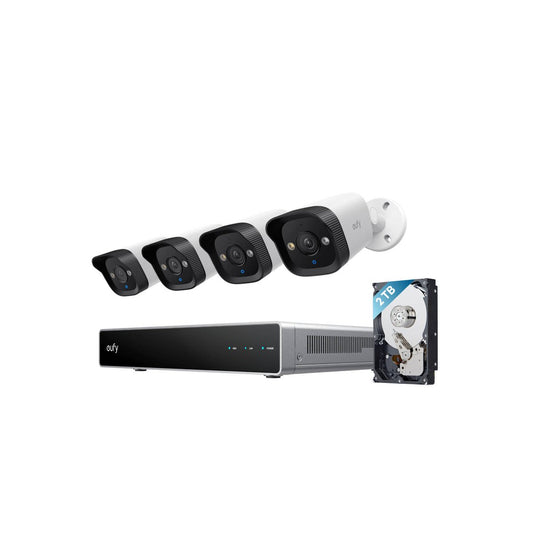 Eufy e40 NVR POE Security System - 4 Bullet Cameras - 4K UHD - Night Vision - Auzzistore