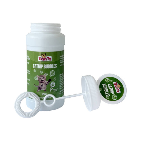 Trusty Catnip Bubbles - 120ml - Interactive Play - Natural Catnip Extract – view 2