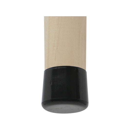 Surface Gard 16mm Black Round Plastic Chair Tips 4 Pack - Floor Protection – view 2 - Auzzistore