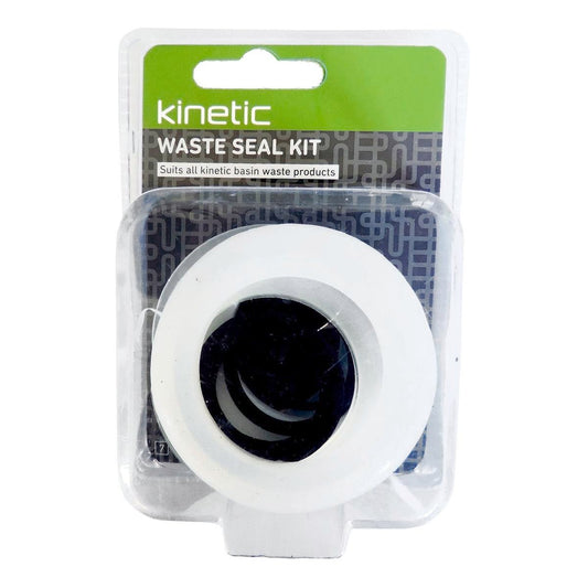 Kinetic Multi Size Waste Seal Kit - Rubber - Durable - Restores Functionality - Auzzistore