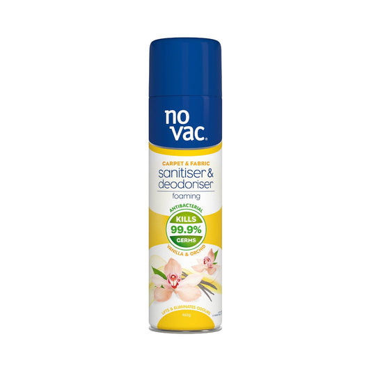 No Vac Foaming Sanitiser 460g Vanilla Orchid - Deep Clean - Residue Free