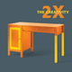 Rust-Oleum 2X Ultra Cover Gloss Real Orange Spray Paint 340g - Durable - Fast-Drying - Versatile