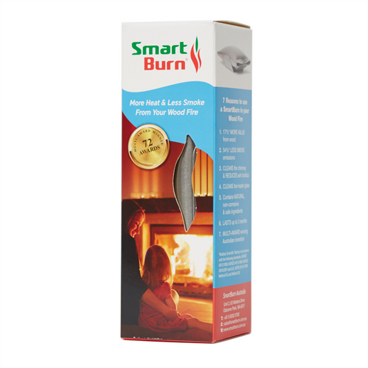 SmartBurn Chimney Flue Cleaning Tube - 100mm - Natural Ingredients - Efficient
