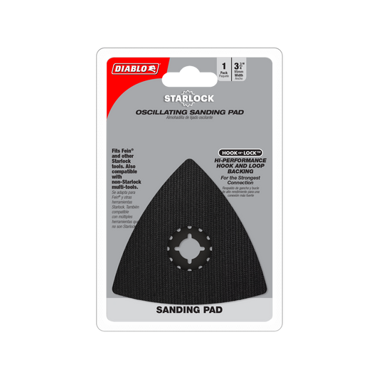 Diablo Starlock Multi Tool Sanding Pad 93mm x 93mm - Hook Lock™ Backing - Auzzistore