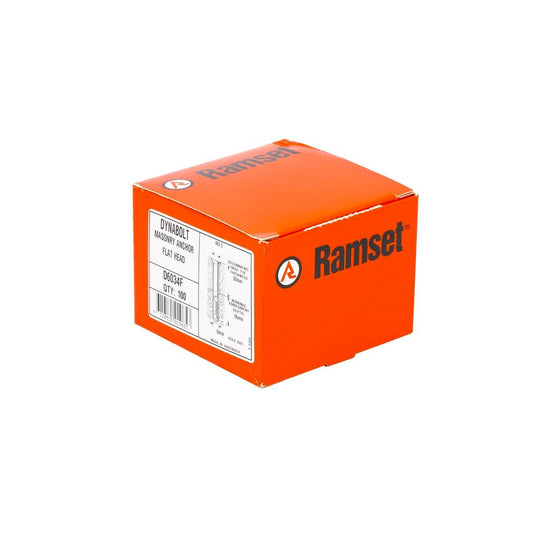 Ramset DynaBolt Plus 6 x 34mm Gold Steel Masonry Anchor 100 Pack - Auzzistore