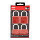 Lockwood 40mm Solid Brass Padlock 4 Pack - Heavy Duty - Weather Resistant