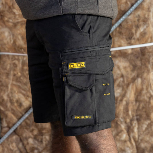 Dewalt Black Bennington Prostretch Shorts Size 32 - 360° Flexibility - Durable – view 2