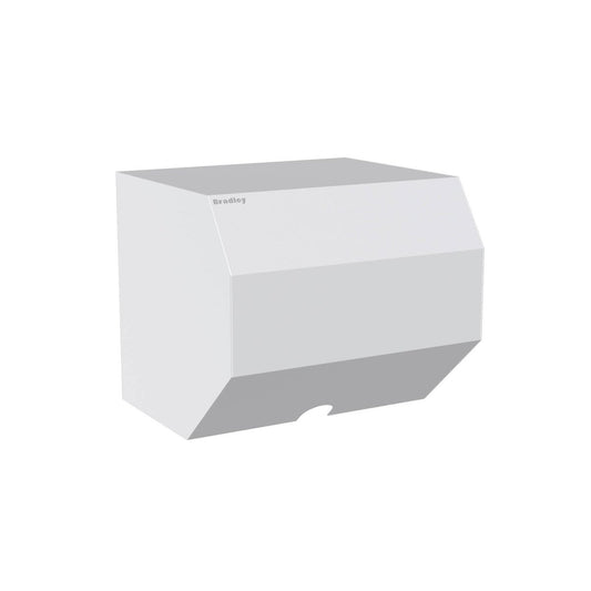 Bradley White Contemporary Series Towel Dispenser - 300mm x 600mm - White - Durable Design
