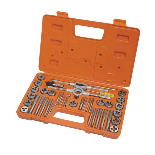 Frost 40 Piece Tap and Die Set - Steel - Easy to Carry - Durable