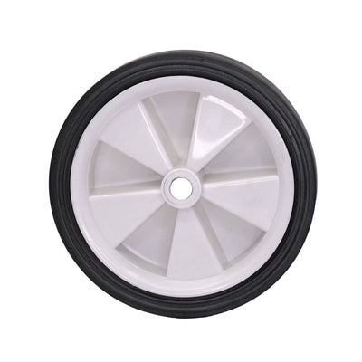 Move It 150mm Rubber Tyre - White Plastic Centre - Easy Install - 30kg Load