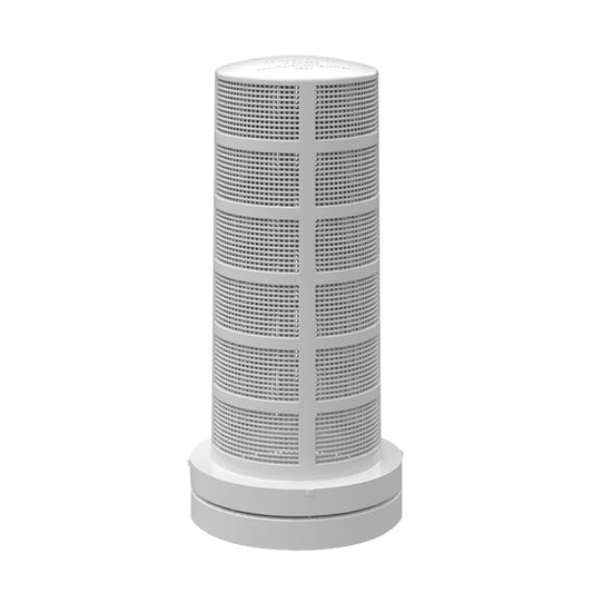 Rain Harvesting First Flush Primary Filter Screen - 955 Micron - White - 100mm x 176mm x 100mm - Auzzistore