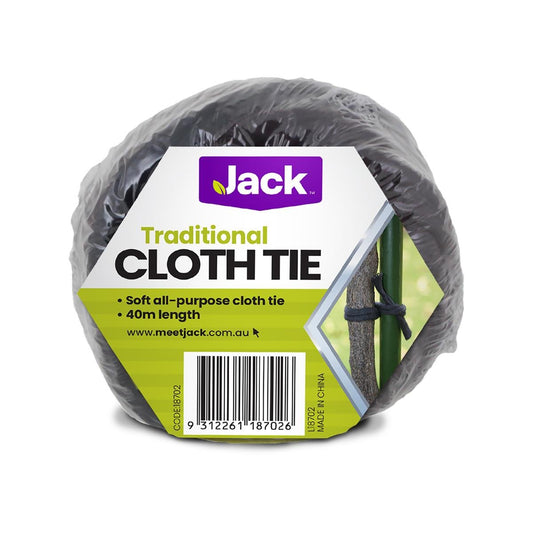 Jack Traditional Cloth Plant Tie - 40m - Jute - Soft Fabric - Auzzistore