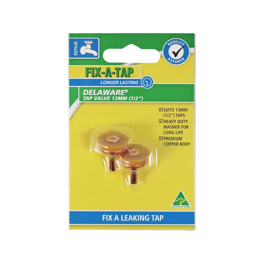 Fix a Tap 13mm Delaware Tap Valve 2 Pack - Copper - WaterMark Approved – view 2 - Auzzistore
