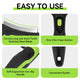 Flamingo Green Self Cleaning Deshedding Tool - 95mm x 160mm - Retractable Blades
