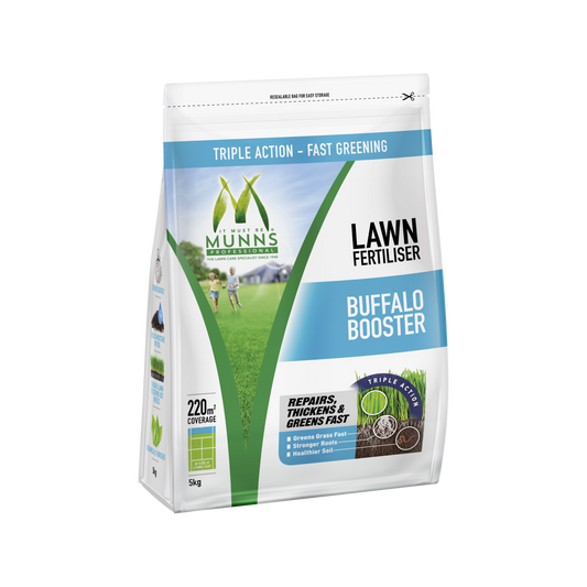 Munns Professional Buffalo Booster - 5kg - Granular - Lawn Fertiliser - Auzzistore