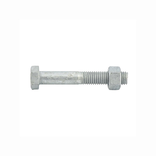 Zenith M12 x 75mm Hot Dip Galvanised Hex Head Bolts and Nuts Each - Auzzistore