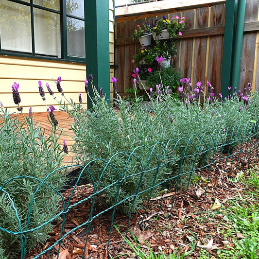 Jack Federation Edging - 400mm x 10m - Steel - Green - Easy Install – view 2 - Auzzistore