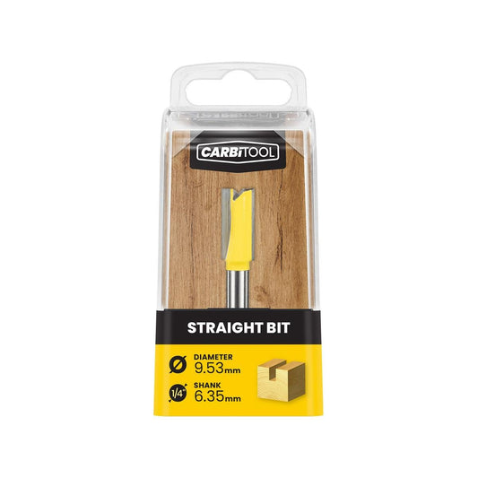 Carbitool 9 TCT Router Bit - 53mm - Tungsten Carbide - Double Flute - Auzzistore