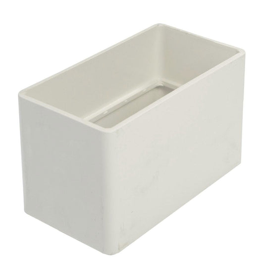 Icon Plastics PVC Square Socket Coupling D End 65mm White Durable - Auzzistore