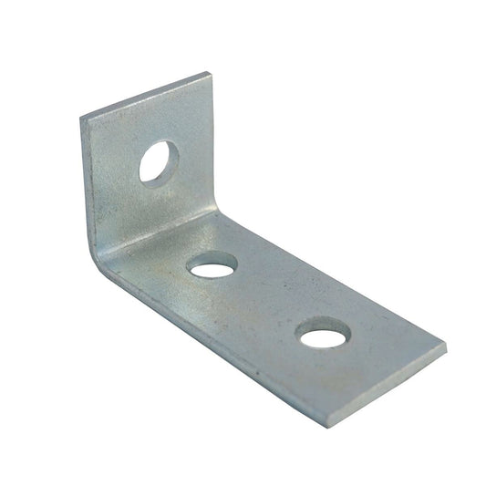 Carinya Reinforcing Angle Bracket - 40 x 80 x 40mm - Zinc Plated - Corrosion Resistant - Auzzistore