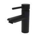 Estilo 35mm Matte Black Pin Lever Basin Mixer - Water Efficient - Modern Design
